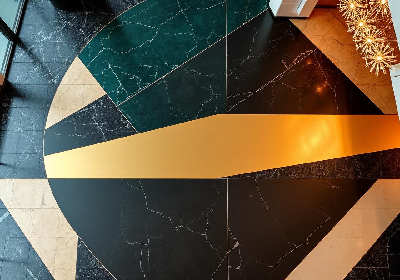 Inspiracja: Geometryczna mozaika premium